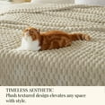 thumbnail image 5 of U by Bedsure Throw Blanket for Women, Light Brown Soft Cute Small Fleece Gifts for Girls, 50x60 inches, 5 of 6
