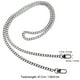 thumbnail image 5 of 1pc 120cm Monedero de la cadena de metal correa de la bolsa de cuerpo de la cadena de la cadena Accesorio de reemplazo, 5 of 6