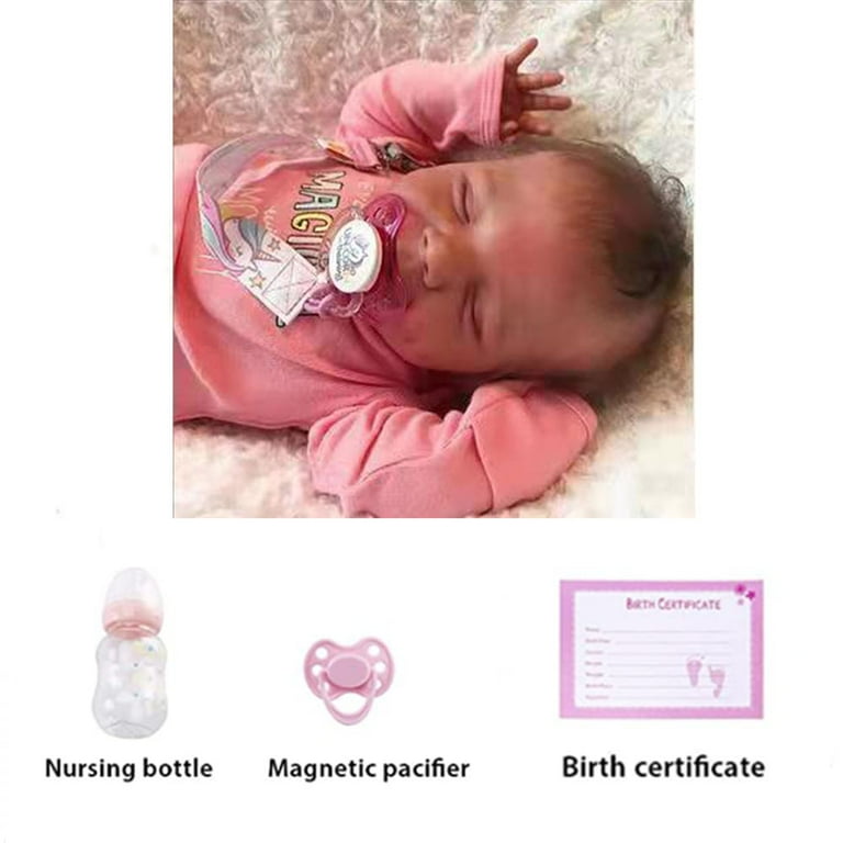 Reborn Baby Dolls, 18 Realistic Newborn Baby Dolls Girl with Soft Vinyl  Silicone Full Body, Lifelike Sleeping Baby Dolls for Girls, Reborn Baby  Doll Gift Set for 3+ Year Old Kids 