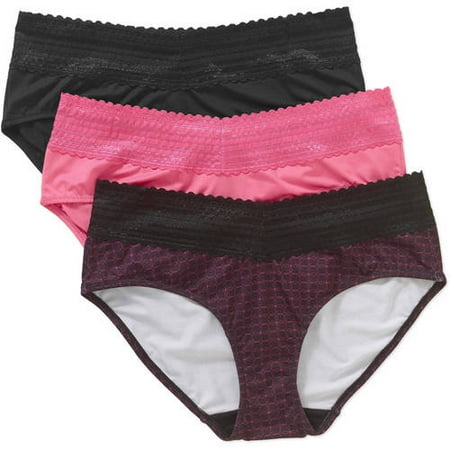 Blissful Benefits by Warner's® Women's No Muffin Top w/ Lace Hipster (Best Undies For Plus Size)