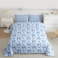 thumbnail image 2 of Castle Fairy 2-Piece Twin Size Comforter Set - Bowknot Love Heart Dreamy Princess Print, 2 of 8