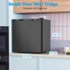 thumbnail image 4 of Mini refrigerador Electactic de 1.7 pies cúbicos con congelador, compacto, negro, 4 of 7