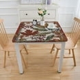 thumbnail image 3 of nygtbtfer  Fall Foliage Bordered Fabric Fall Thanksgiving Tablecloth, Swirling Leaves Easy Care Stain Proof, Wrinkle Resistant Tablecloth, Oblong/Rectangle, 3 of 7