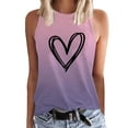 thumbnail image 2 of Débardeurs et Camisoles pour Femmes Seductiva Vente Liquidation 2025 Mode pour Femmes Confortable Décontracté Imprimé Col Rond Haut Camisole, 2 of 4