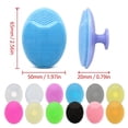 thumbnail image 3 of Cradle Cap Brush,Heavy-Duty Bath Brush with Suction Cup Handle,Reusable Silicone Massage Brush,Exfoliating and Massaging,Essential for Sensitive Dry Skin,1.97x2.56x0.79 inch (Rose Red), 3 of 9