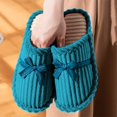 thumbnail image 6 of KANG Corduroy Slippers For And Cozy Indoor Warm Winter Slip On Comfort Footwear With Soft Ideal For Home Relaxation, 6 of 7