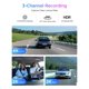 thumbnail image 2 of Dash Cam VIOFO A329S 4K, 3 canales, 210°, ojo de pez, con Wi-Fi 6, 2 of 9