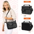 thumbnail image 4 of OPUX Insulated Lunch Box for Men Women Kids, Leakproof Reusable Lunch Bag Cooler for Work School Office, Soft Thermal Lunchbox Tote Shoulder Strap for Boys Girls Adults, Heather Charcoal, 14 Can/8L, 4 of 9