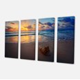 thumbnail image 2 of Quiet Seashore during Sunset - Seashore Canvas Art Print, 2 of 3
