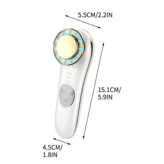 Ashosteey Face and Neck Massager,Multifunctional Facial Skin Care Tools,Neck Face Beauty Device Glow Facial Massager Tools Skin Care led Red lights vibration for Face chin Lifting