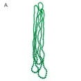 thumbnail image 3 of Washranp St. PatrickS Day Shamrock Necklace,Irish Green Hat Letters Long Round Bead Necklace for Party Supplies, 3 of 6