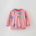 thumbnail image 1 of Hauts à Manches Longues pour Filles Col Rond Décontracté pour Tout-Petits Enfants Chemise Imprimée Confortable Blouse Douce pour Usage Quotidien Chemises pour Bébé Fille Col Roulé Filles Chemises pour Tout-Petits Taille 4 Chemise à Manches Longues 2t, 1 of 7