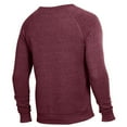 thumbnail image 3 of Men's Alternative Apparel Heathered Maroon Eastern Kentucky Colonels The Champ Raglan Pullover Sweatshirt, 3 of 3