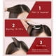 thumbnail image 5 of Rizador de cerámica MBHAIR para peinados esponjosos, rizador de pelo ondulado, rizador de cerámica antiestático con temperatura ajustable (rojo), 5 of 5