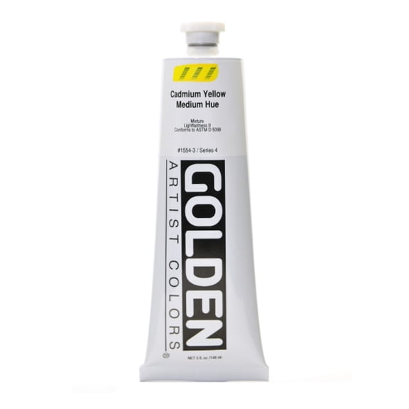 Golden Heavy Body Acrylic 5oz Cadmium Yellow Medium Hue