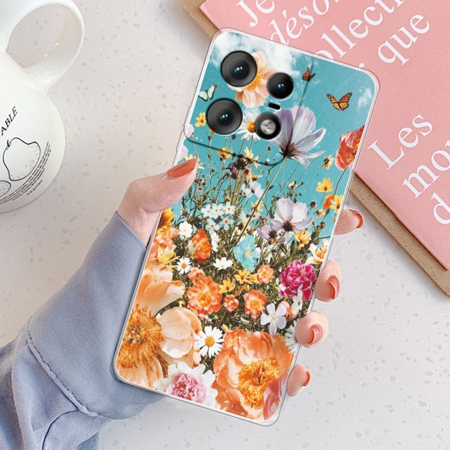 For Moto Edge 50 Pro Case For MotoEdge50Pro Shockproof Clear Soft Silicone Back Cover Phone Case on Motorola Edge 50 Pro Funda