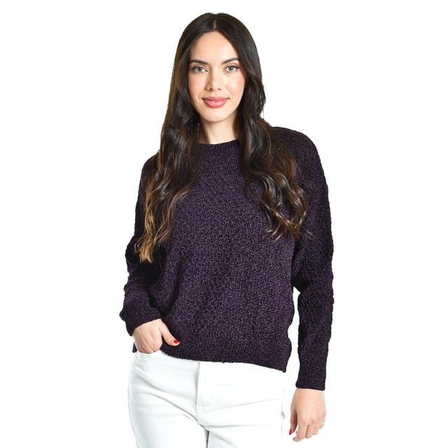 Suéter tejido Roman Fashion Juvenil 2878 Morado G