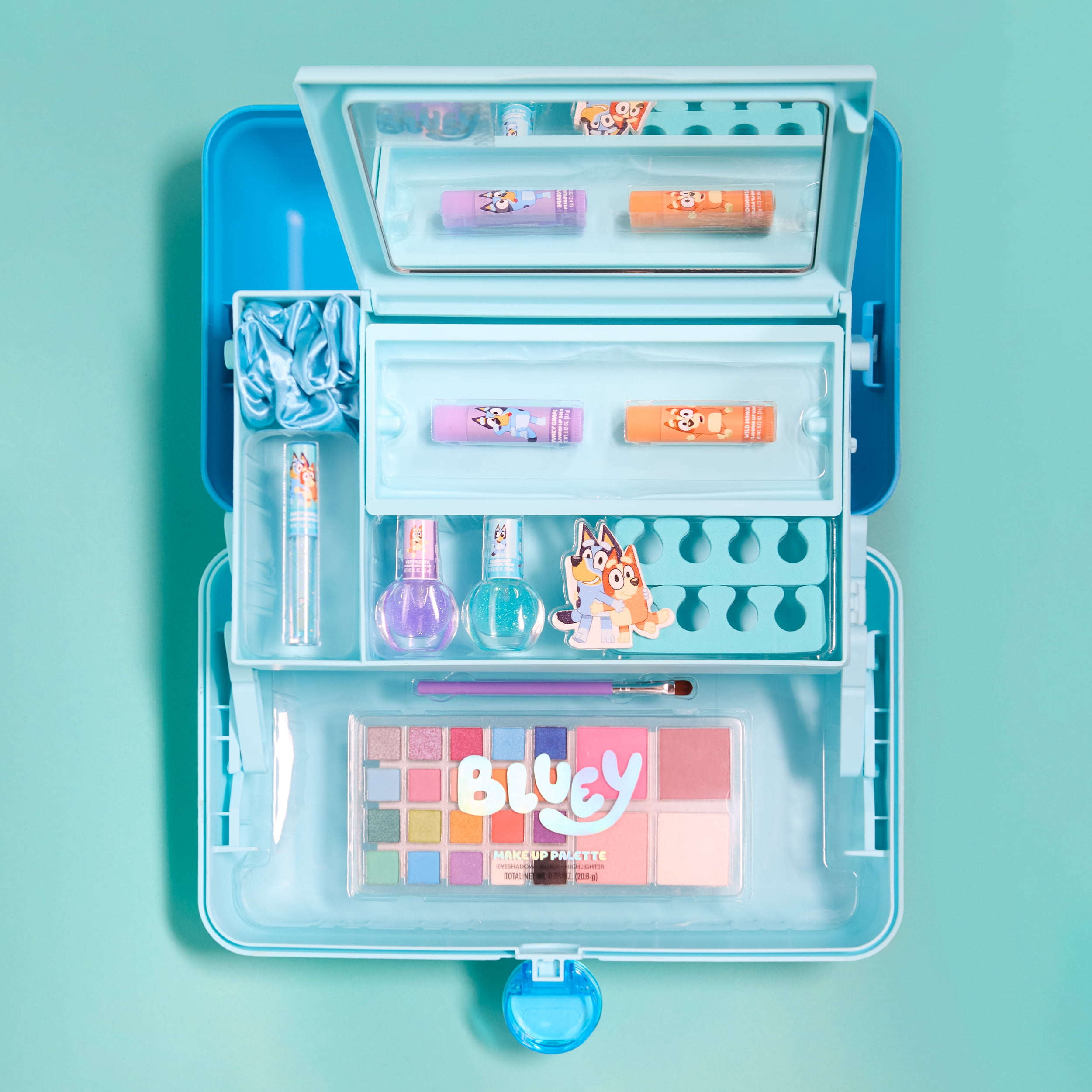 Bluey X Caboodles Makeup Organizer, 12-Piece Set - Walmart