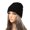 Black, variant on Winter Beanies Women's Winter Brimless Hat Knitted Hat Casual Thick Soft Fashionable Warm Coarse Hat Unisex