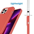 thumbnail image 5 of JETech Silicone Case Compatible with iPhone 13 Pro Max 6.7-Inch, Silky-Soft Touch Full-Body Protective Phone Case, Shockproof Cover with Microfiber Lining (Pink Pomelo), 5 of 7
