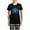 With Checker Pant, variant on CafePress - Blue Tribal Turtle Sun Pajamas - Women's Short Sleeve Print T-Shirt and Pants Dark Cotton Pajama Set