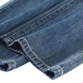 thumbnail image 4 of QIUOMBBP Raw Edge Jeans for Women High Waist High Waisted Straight Leg Denim Pants with Pockets Casual Baggy Jean Trousers, Light Blue, XL, 4 of 6