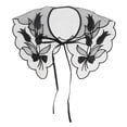 thumbnail image 1 of Cuello Desmontable de Blusa Macarena Decoración de Vestidos Suéteres Negro 02, 1 of 8