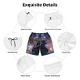 thumbnail image 7 of Harley Quinn Mens Swim Trunks Quick Dry Board Shorts With Mesh Lining, Beach Shorts Swimwear Bathing Suits, 7 of 7