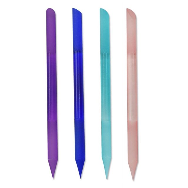 Cylindrical Grit Glass Nail File Glass Polishing Grinding Nail File Nail Tool