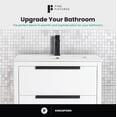 thumbnail image 4 of Fine Fixtures Kingsford Vanity 24" Wide With Drawers - White - Sink Included, 4 of 10