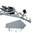thumbnail image 4 of FENGGUIQU RV Trailer Cover 1Pack in Grey Non-woven Fabric for Waterproof Protection 103X67X39in, 4 of 8