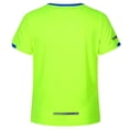 thumbnail image 3 of Nyeemya Kids Boys Girls 2 Piece Gym Workout Tracksuit Moisture Wicking Short T-shirts with Sport Fluorescent Green&Black 140, 3 of 9