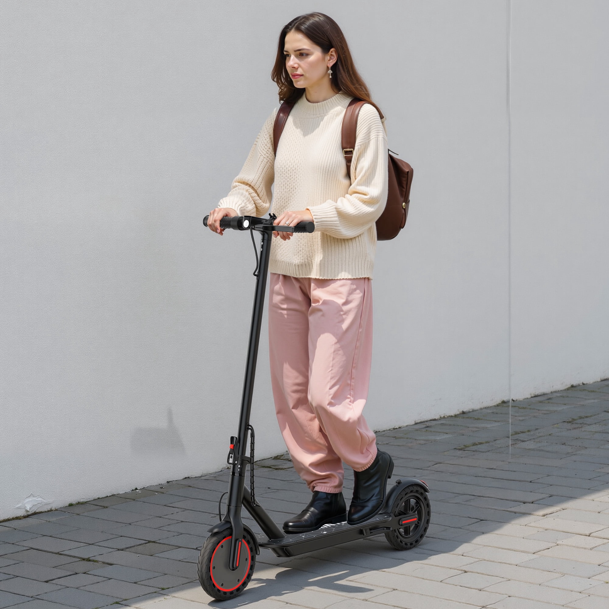 PRINTE N6 Electric Scooter 350W with LCD Display Waterproof APP 19MPH for Adult and Teen UL2272