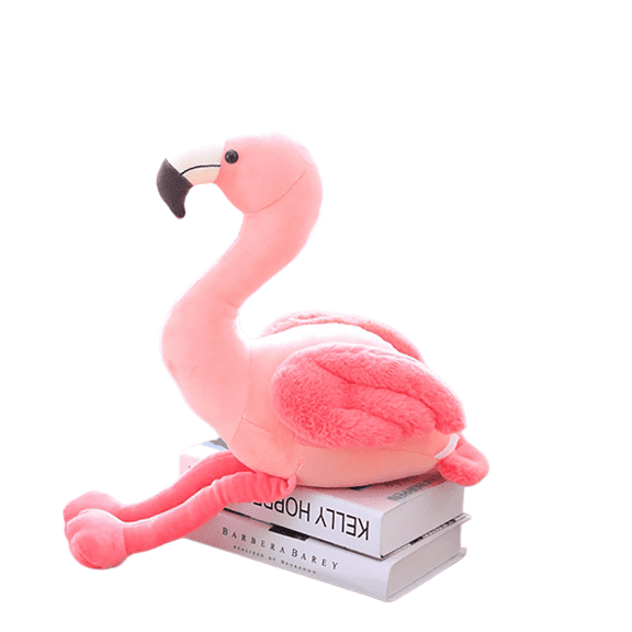 25cm Cute Flamingo Plush Toy Soft Stuffed Animal Doll for Kids Lifelike Bird Stuffed Doll