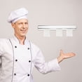 thumbnail image 1 of HEATSHAKING 2Pcs Aluminum Slide Check Rack Receipt Holder for Restaurant Kitchen Order Organization, 1 of 8