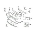thumbnail image 2 of New Genuine Nissan Stay-Front Bumper,Lh 62211CD010 / 62211-CD010 OEM, 2 of 10