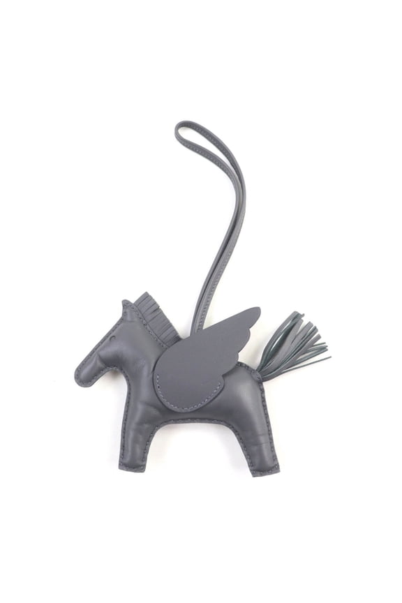 Pre-Owned HERMES Rodeo Charm Pegasus MM Anjou Miro Sogli Misty Bag W Stamp Made in... (Good)