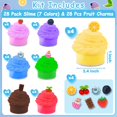 thumbnail image 2 of Kit de slime mantequilla iGeeKid de 28 piezas con dijes de frutas, 2 of 6