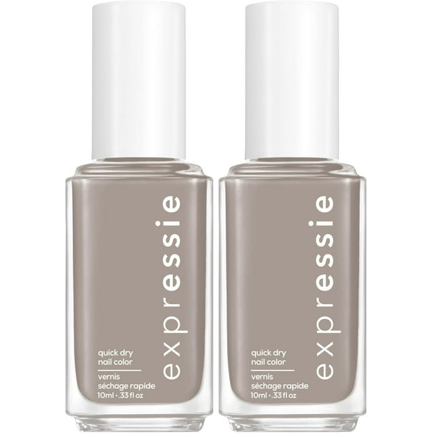 Esmalte de uñas Essie expressie Binge-Worthy Soft Grey 10 ml (x2)