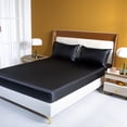 thumbnail image 3 of Children Mattress Pad Full Size Fitted Bed Sheet Extra Soft Wrinkle Breathable Solid Color Mattress Protector Single Fitted Sheet Cover, 3 of 8