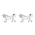 thumbnail image 3 of Bewildely Whisky Glass Tiger Shape Novelty Tequila for Kitchen Restaurant Claro 500 ml 2piezas, 3 of 4