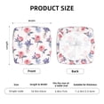 thumbnail image 6 of Daiia Lavender Flowers Stretch Individual Couch Cushion Slipcovers Reversible Cushion Protector Slipcovers Sofa Cushion Protector Covers Milk Silk-16.9in, 6 of 9