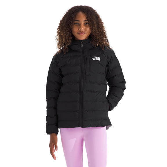Chaqueta The North Face reversible Perrito TNF para niñas, color negro