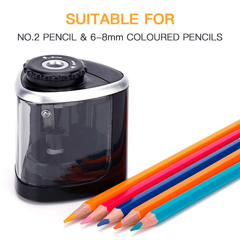 Children Fine Arts Artists Sharpener School USB Auto Automatic Electric  Pencil Sharpener Stationery Supplies For Colored Pencils