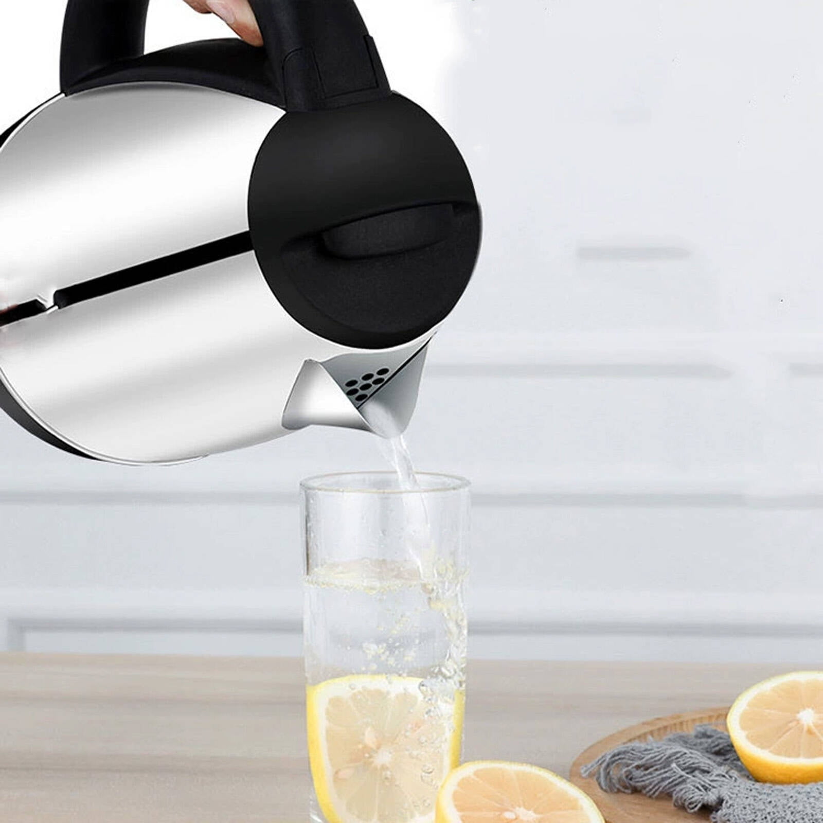 HIBIBUD Stainless Steel Electric Tea Kettle,Automatic Power Off