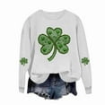 thumbnail image 4 of Womens St Patricks Day Tops Casual Crewneck Sweatshirt Shamrock Long Sleeve Shirt St Patricks Day Shirts Womens Green Top, 4 of 4