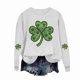 thumbnail image 5 of RKSTN Women's St Patrick's Day Sweatshirt Plus Size Crewneck Irish Gift St Patricks Luckys Shamrocks Graphic Print Hoodless Sweatshirts Top Womens Casual Round Neck Loose Fits Long Sleeve T Shirts, 5 of 5