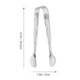 thumbnail image 2 of 3Pcs Stainless Steel Mini Sugar Cube Clips Ice Cube Clips Food Tongs (Silver), 2 of 9