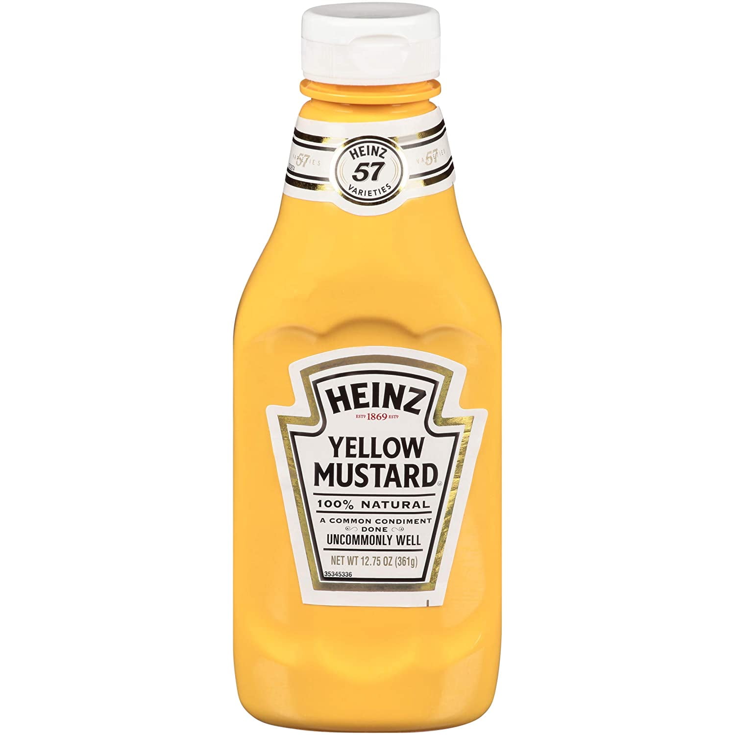 Heinz Yellow Mustard (12.75 oz Bottles, Pack of 16)