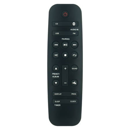 New Universal Replace Remote Control compatible with Philips BTM1360 BTB1370 BTM2312 MCM2350 BTM2360 BTB2370 Audio